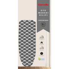 Gercella Delta 54X140 (M Size) Ütü Masası Kılıfı Bezi Örtüsü Ütü Yedek Parça Ütü ve Aksesuarı