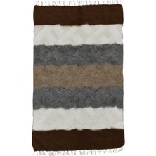 Kilim Antik El Dokuma Tiftik Yün Siirt Battaniyesi Kilim 0721 - Yeni - Çok Renkli