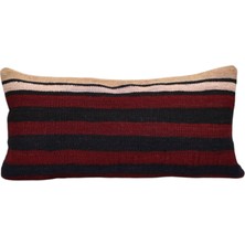 Kilim Antik El Dokuma Dekoratif Lumbar Kilim Kırlent Yastık Kılıfı 1068 - Yeni - Çok Renkli