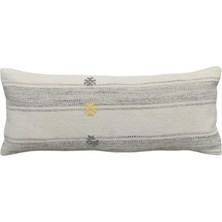 Kilim Antik El Dokuma Dekoratif Lumbar Kilim Kırlent Yastık Kılıfı 1103 - Yeni - Çok Renkli