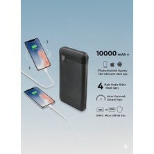 Kensa Kp-32 10000 Mah Powerbank Tam Kapasite Taşınabilir Şarj Cihazı