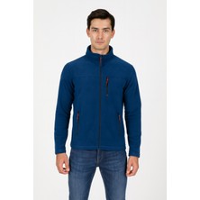 Luxic Core Erkek Dik Yaka Fermuarlı Polar Ceket – Günlük Kullanıma Uygun, Sıcak Tutan, Cepli Polar Mont