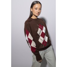 Nisan Triko Baklava Desen Triko Kazak