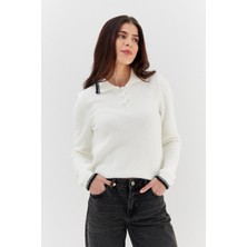 Shopping Shop Polo Yaka Kazak Ekru