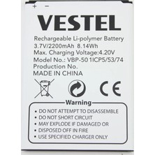 Nokta Teknik Vestel Venus 5.0V Batarya 1700 Mah