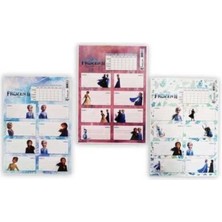 Keskin Color Frozen Iı Okul Etiketi Ders Programlı 3 Lü 220130-92