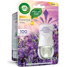 Soyluhan Store Wick Elektrikli Oda Kokusu Esansiyel Yağlar Cihaz + Yedek Şişe Lavanta