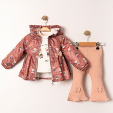 Cocosiss Pretty Bear Kız Çocuk Yağmurluk 3'lü  Takım