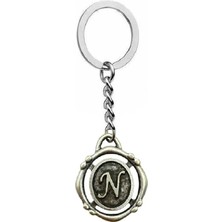 Herşey Nota N Harfli Antik Unisex Kolye – Kişisel, Zarif ve Özgün Tasarım