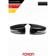Raxon Mercedes-Benz Gla X156 2014-2019 Batman & Yarasa Ayna Kapağı – Parlak Piano Black Sport