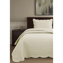 Bella Home Honey Comb 3D Tek Kişilik Yatak Örtüsü Seti - 2 Parça - 180X240 cm - Pvc Çantalı