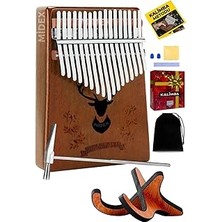 Tuncel Store KLX-880-PAK Hakiki Ağaç Kalimba 17 Tuşlu Full Set