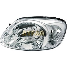 Ayfar 2002-2004 Hyundai Accent Uyumlu Ön Sağ Far Manuel Beyaz Sinyalli