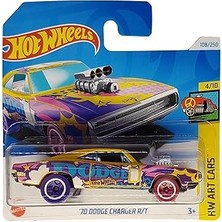 Tuncel Store Hot Wheels - ´70 Dodge R/t - Hw Cars 4/10 - HTB76 - Short Card - Comic - Comic De