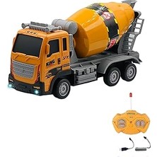 Tuncel Store Uzaktan Kumandalı Şarjlı Full Fonksiyon Işıklı Inşaat Makineleri 27 Mhz 1:16 Ölçek (Beton Mikseri)