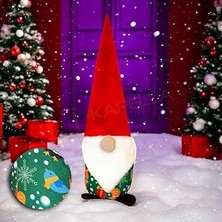 Tuncel Store Yilbaşi Noel Baba Dekorati̇f Bi̇blo Yilbaşi Kurabi̇yesi̇ Desenli̇