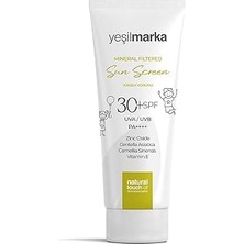 Tuncel Store Yeşilmarka Mineral Filtered Sun Screen 30 Spf Güneş Krem