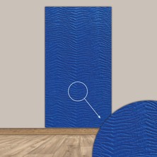 Tink 3D Kendinden Yapışkanlı Akustik Keçe Panel Duvar Kağıdı Desenli 52X98 cm 2 Adet(1 M²) Mavi