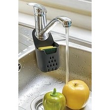 Tuncel Store Pratik Asılabilir Mutfak Banyo Silikon Bulaşık Süngerlik Evye Üstü Askılı Düzenleyici Süngerlik