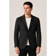 Apartro Mono Yaka Çift Yırtmaçlı Tek Ceket