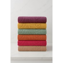Elif Mira 6 Lı El Yüz Renkli Havlu Seti %100 Pamuklu 50X90 cm Velora Koleksiyon
