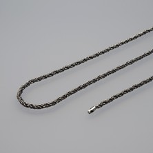 Silvalli 3n Burma Tilki Kuyruğu Gümüş Zincir