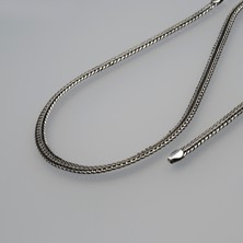 Silvalli 4n Çavuş Tilki Kuyruğu Gümüş Zincir