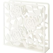 Storemax Çelik Toz Boya Peçetelik (Beyaz, 16X16 Cm)