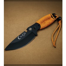 İşte Bu Kişiye Özel Isimli Ay Yıldız Baskılı 0238TRN- 23 cm Dpx Gear Kılıflı Assault Bıçak