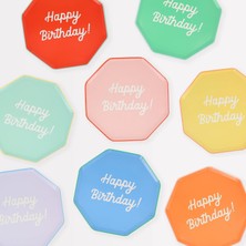 Storemax - Happy Birthday Tabaklar - M - 8 Adet