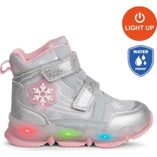 Buckhead Snowy Kız Çocuk Işıklı Waterproof Bot  - Gümüş BUCK3034-004