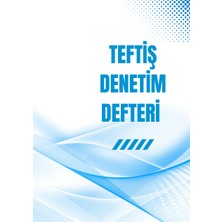 Gülşen Kırtasiye Teftiş Denetim Defteri Karton Kapaklı  25X35 Büyük Boy -  001 - 200 Numaralı