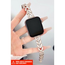 Nezih Case Apple Watch Seri 2/3/4/5/6/7/8/9/se 38MM 40MM 41MM ve Seri 10/11 42MM Uyumlu Şık Mücevher Kordon