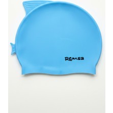 Remsa Mayo Remsa Yüzgeç Detay Çocuk Silikon Havuz Deniz Yüzücü Bone Rsb-Ç-01 Mavi