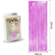 Düvenci Ticaret Lüks Kapı Perdesi Fuşya 100*220 cm M155