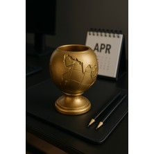 Decostone Dekoratif Dünya Kalemlik