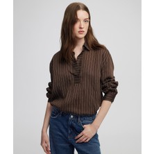 İpekyol Çizgi desen bluz IW6250006184074