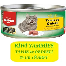 Kiwi Yammies KCM-50394 Tavuk-Ördekli Konserve 8 Adet x 85GR