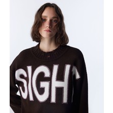 Twist Hotfıx Baskılı Sloganlı Kazak TW6250050604074