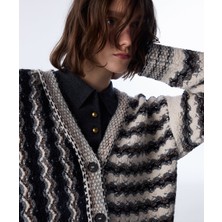 Twist Metalik Iplikli Triko Hırka TW6250050612018