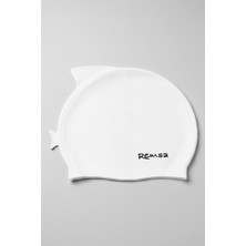 Remsa Mayo Remsa Yüzgeç Detay Çocuk Silikon Havuz Deniz Yüzücü Bone Rsb-Ç-01 Beyaz