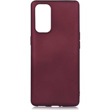 Ankayan Teknoloji Oppo Reno 5 Pro 5g Kılıf Anky Premier Silikon Kapak-Mürdüm
