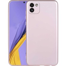 Ankayan Teknoloji Galaxy A03 Kılıf Anky Premier Silikon Kapak-Rose Gold