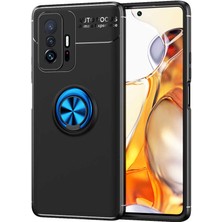 Ankayan Teknoloji Xiaomi Mi 11T Pro 5g Kılıf Anky Ravel Silikon Kapak-Siyah-Mavi