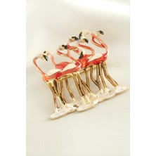 CT Stones Kuğu Mineli Broş