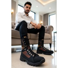 Benerly Erkek Bağcıklı Ortopedik Taban Günlük Süet Bot Fonksiyonel Dayanıklı Kaliteli Konforlu Şık