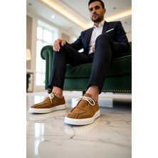 Benerly Erkek Bağcıklı Yuvarlak Burun Günlük Spor Ayakkabı Düşük Taban Fonksiyonel Dayanıklı Rahat