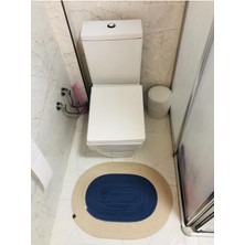 Flz Life Jüt,Hasır,Tekli,Banyo Paspası,bohem Tarzı Banyo Takımı, Paspas/40X60