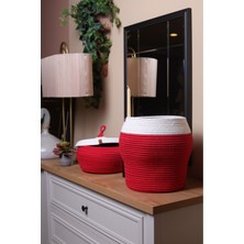 Flz Life Jüt, Hasır, Mutfak Sepeti, Meyve Sepeti, Sepeti Organizer,2 Li