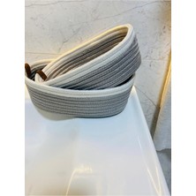 Flz Life Jüt,Hasır,2 Li,Organizer Sepet,bohem Tarzı Banyo Takımı,iskandinav Sepet